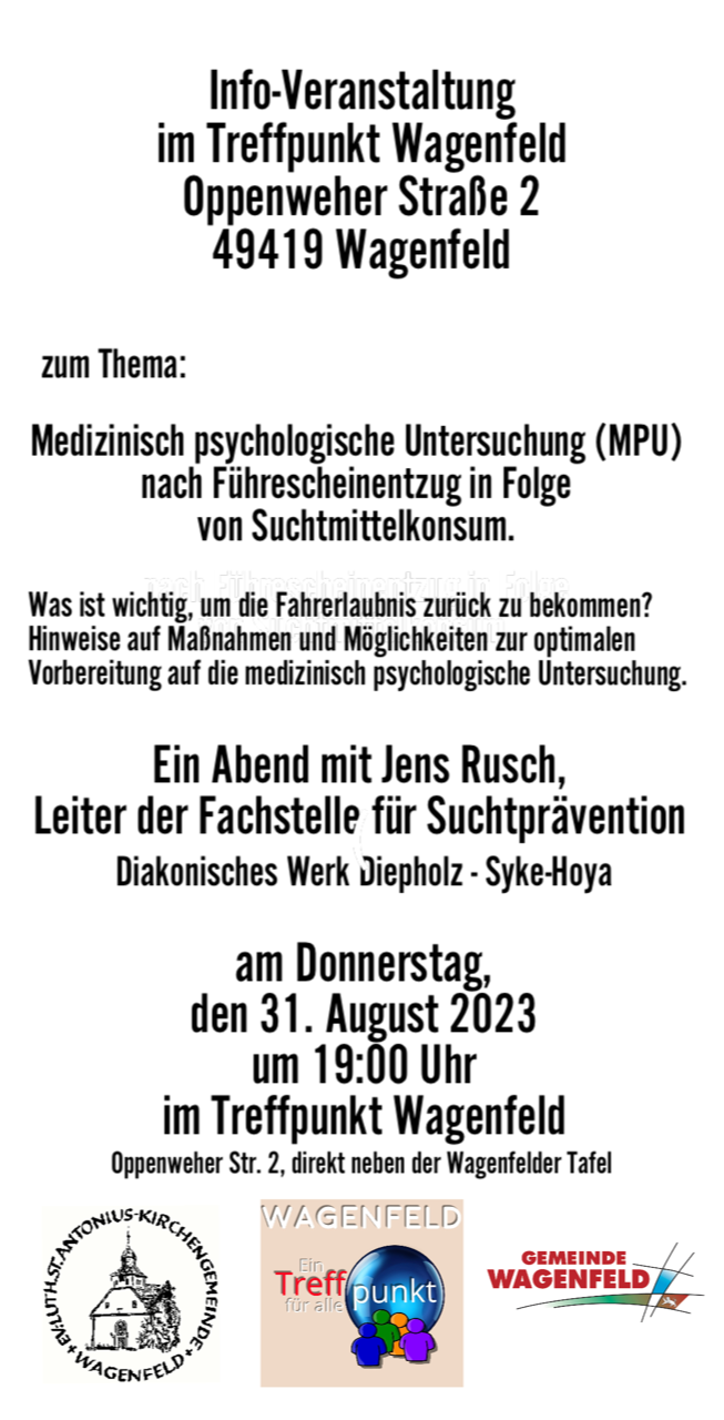 Info-Veranstaltung zur MPU